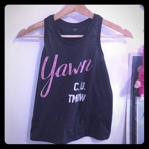 Yawn c.u tmrw muscle tee